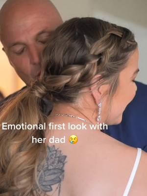 A post by @imageryweddingfilms on TikTok caption: #wedding #firstlook #daddysfavorite #daddyslittleprincess #daddysgirl #weddingday #firstlookwithdad