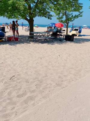 A post by @monikaaa.95 on TikTok caption: Summertime vibes ☀️ 🏖 🍦 #Summer #beach #michigan #grandhaven #summervibe #nature #WearAMask