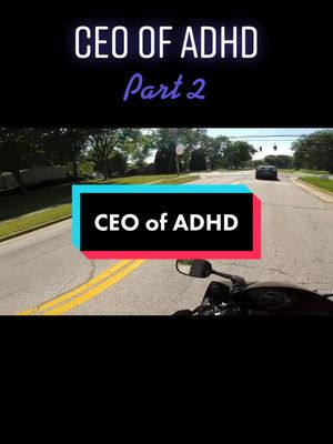 A post by @youraveragebikerboi on TikTok caption: CEO of ADHD | Motovlog #34 | YouTube: Your Average Biker Boi | #LaughPause #LegendaryChallenge #motovlog #funny