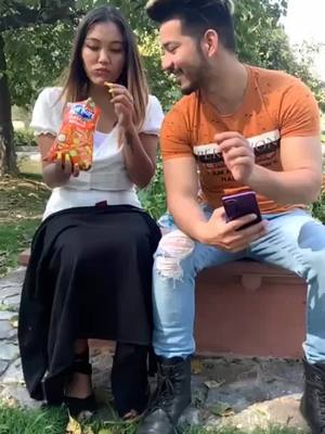 A post by @zainkhan6144 on TikTok caption: yeh kya ho Gya🙈😜@tibetan_muser #lozainforever #lovegoal #ChocolateRecipe #dubai #saudi #tiktok #trending #fyp #foryou