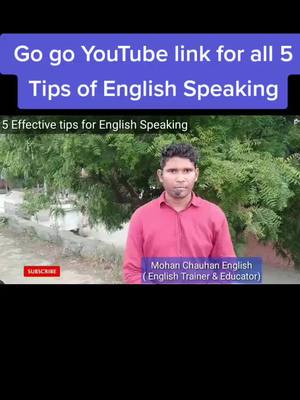 A post by @mohan_chauhan_english on TikTok caption: English Speaking#foryou #trending #tiktokindia #foryoupage #spokenenglish #english #teacher