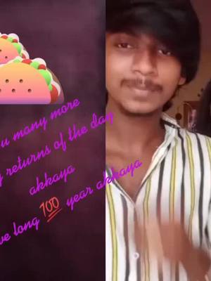 A post by @nandhu..66 on TikTok caption: #duet with @smilystarnani #wish_u_many_many_happy_return_off_the_day akkaya