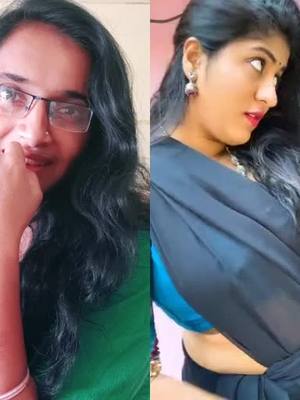 A post by @cherr444 on TikTok caption: #duet with @keerthanakiran7 em expressions ra akka killing expressions 😘😘😘🤍fantastic