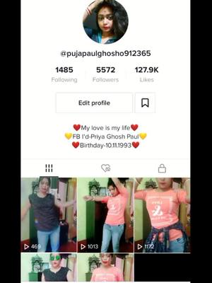 A post by @pujaghoshpaul9123 on TikTok caption: omg 😱 be happy 💃💃💃