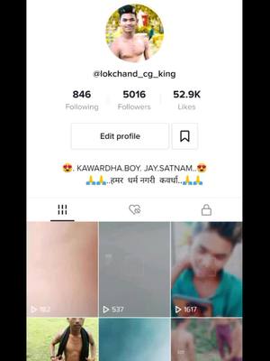 A post by @lokchand_cg_king on TikTok caption: #tiktok_india me aaya bhai