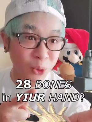 A post by @mr.hillson on TikTok caption: 🤭 How many bones in yiur hand? 🖐🤪 #fyp #foryou #how #many #bones #in #your #hand #27 #28 #homealone #turn #on #the #computer #cream