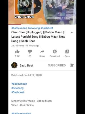 A post by @babbumaan160 on TikTok caption: hai koi mukabla aes jatt da