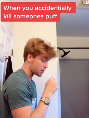 A post by @kylersunderland on TikTok caption: Worst feeling #fyp #foryoupage #foryou #funny #nicotine #juul #vape #BearWeek