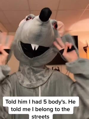 A post by @_sexyrat69_ on TikTok caption: He really thought I was talking about that type of body lol. Well now I have six 🙂#NicerToMe #rat #ratatouille #fnaf #chuckecheese #5 #fyp