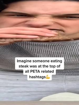 A post by @cloutboicade on TikTok caption: I think this will be funny #peta #vegan #animalrights #crueltyfree #animallover #govegan #animal #animals #animalcrossing #veganrecipes