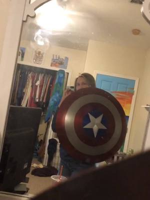 A post by @alliecarson23 on TikTok caption: Decided to condense it to show the whole process #marvel #captainamerica