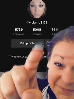 A post by @vicky_b3179 on TikTok caption: #firstdaybacktowork #5k #follower #thankyou