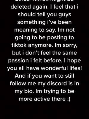 A post by @scp_explained on TikTok caption: Sorry again for just a wall of text. This app started it all. I wont forget that. I love you all <3