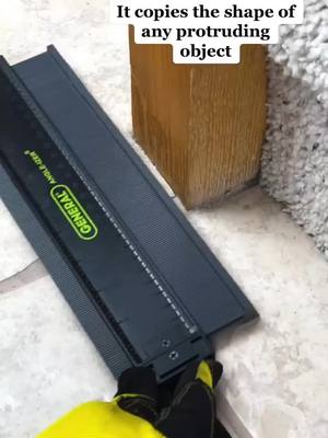 A post by @hygoshop on TikTok caption: INSTANTLY get PRECISE floor measurements 🙌 | GET YOURS > generaltools.com #Fyp #foryoupage #gauge #construction #tool #floor #tile