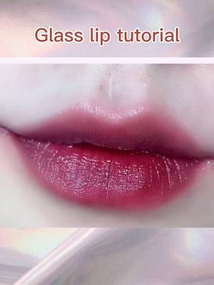 A post by @beautybeautyy on TikTok caption: how to make glass lips #lipstickchallenge #cosmetics #summerlook #fyp #lipstick  #beautybeautyy #makeup #makeuptutorial