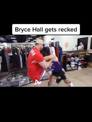 A post by @thewrestlingmix on TikTok caption: @bradleymartyn  with that footsweep tho👀  #wrestling #wrestler #wrestle #bradleymartyn #brycehall #wrestlinghypehouse