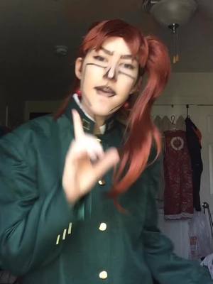 A post by @7th.blood on TikTok caption: Pretty sure TikTok is shadowbanning so comment something so I know you saw this! #jjba #kakyoin #noriakikakyoin