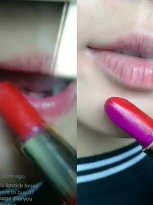 A post by @lipstickwow on TikTok caption: #duet with @goodlipstick