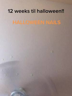 A post by @thinkinabouthalloween on TikTok caption: 12 weeks 🎃🎃 #soclose #2mounths #spooky #nails #pumpkin #halloween #weeks #blowmeup #foru #fyp #blowup #StanleyCup #Alphets