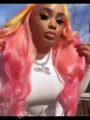 A post by @westkiss_humanhair on TikTok caption: Look how flawlessly she pulls ot off!💋#MobileGame #wig #wighair #prettyblackgirl #blackgirls #wigtutorial #wigstyling #lacewiginstall