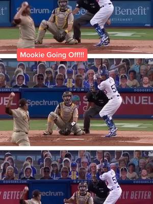 A post by @catalystbaseball on TikTok caption: MOOKIE with his 6th career 3 hr game, check out the posture changes #baseball #MLB #dodgers #losangelesdodgers #mookiebetts #baseballboys #hitting #hr