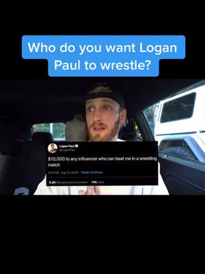 A post by @thewrestlingmix on TikTok caption: Hmmm🤔 #Loganpaul #wrestling #wrestler #wrestle #wrestlinglife #logang