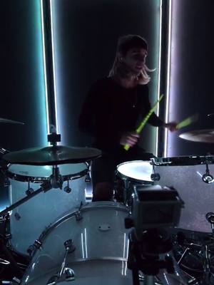 A post by @goosethedrummer on TikTok caption: @mileycyrus’s new song SLAPS #MidnightSky #MileyCyrus #LightUpDrumCover