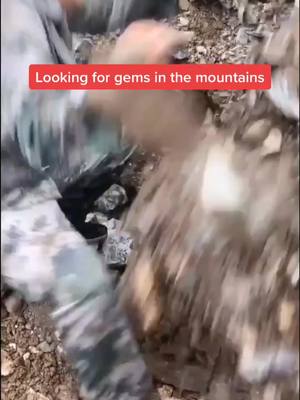 A post by @phoebelucky on TikTok caption: Looking. For gems in the mountains