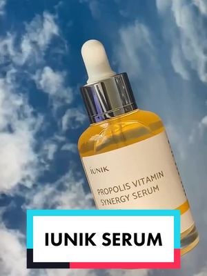 A post by @hyramapproved on TikTok caption: IUNIK Propolis Vitamin Synergy Serum- Link in bio! *affiliate* #skincare #skincarebyhyram #hyram