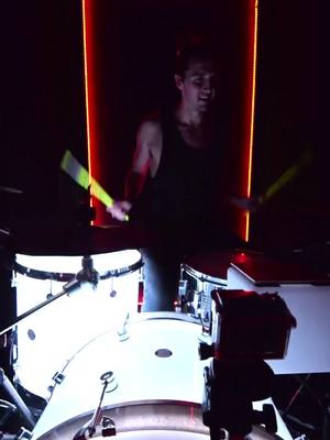 A post by @goosethedrummer on TikTok caption: Head & Heart ❤️ #LightUpDrumCover #HeadAndHeart #HeadAndHeartChallenge