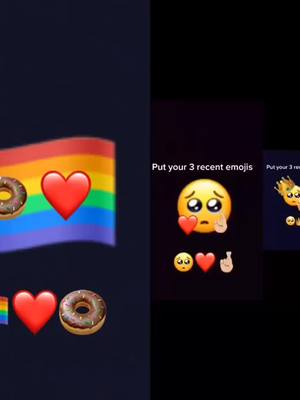 A post by @k0vr_november on TikTok caption: #duet with @zoe..is..my..qt The flag if for my besties that and bi, the donut is for zonut, and the heart is for I live u#fyp @zoelaverne