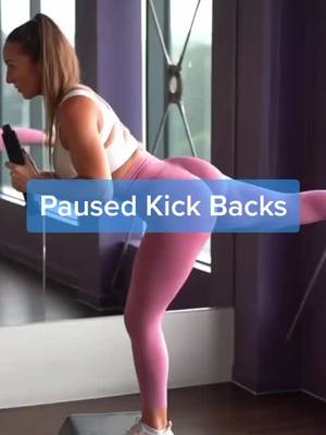 A post by @doriskcarter on TikTok caption: Paused Kick Backs #kimfrench87 #selflove #gluteworkout #bodybuilding