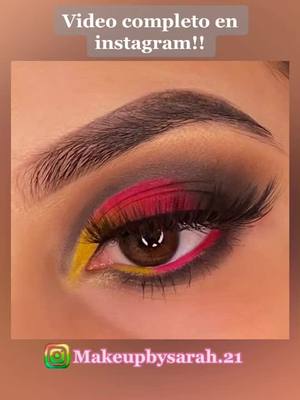 A post by @pictorials on TikTok caption: Chic@s, video completo en insta! 🤩 Vayan y síganme🥰 Ya casi somos 1k seguidores, ayúdenme a llegar 🥳🙏🏻 #makeup #maquillajedeojos #instagram #fyp