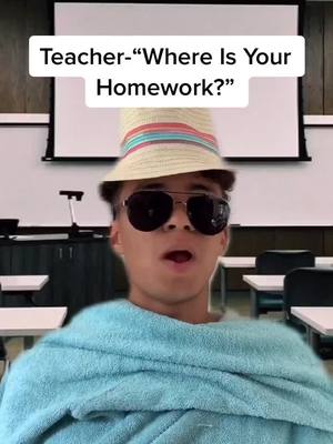 A post by @cmyatt_ on TikTok caption: Best Homework Excuse? #foryoupage #foryou #fyp #AySauceChallenge #tiktok #Home #ukcomedy #school #xyzbca