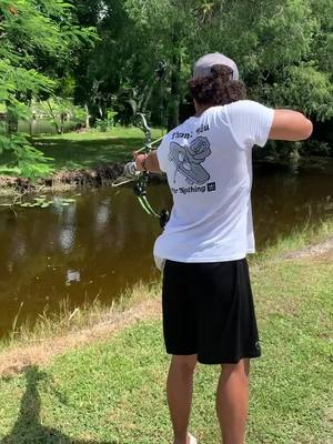 A post by @backyard_bowfishing on TikTok caption: #tilapia #southflorida #backyardbowfishing  #muzzybowfishing #amsbowfishing