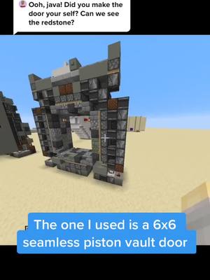 A post by @mo_to_ on TikTok caption: Reply to @ridgepain I just used a tutorial #Minecraft #redstone #foryou #foryoupage #fyp #xyzbca