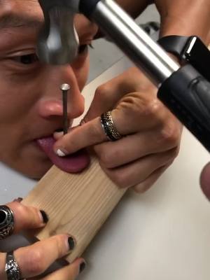 A post by @directedbystro on TikTok caption: Piercing my friends tongue @joshpalerlin