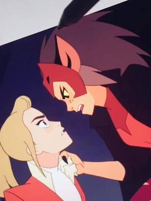 A post by @cars2thesequel on TikTok caption: They 🙈❤️ #catradora #catradoraart #shera #sherafanart #sheraprincessofpower