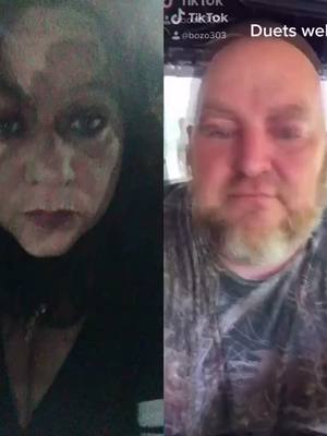 A post by @queencougar on TikTok caption: #duet with @bozo303 #positivity #fluffyunicorncrew #positvevibes