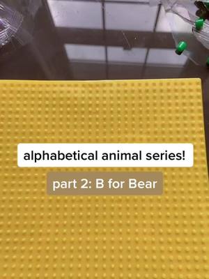 A post by @perler.beadssss on TikTok caption: bear :) #fyp #perlerbeads #xyzcba #foryou #tutorial