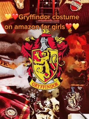 A post by @halloween._.outfit_ideas on TikTok caption: #greenscreen #gryffindor #harrypotter #spooky #halloween #costume #amazon #fyp #foryoupage