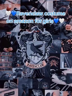 A post by @halloween._.outfit_ideas on TikTok caption: #greenscreen #ravenclaw #harrypotter #magic #amazon #costume #spooky #halloween #fyp #foryoupage