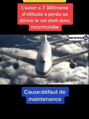 A post by @crash_avions on TikTok caption: Voilà comment c’est cracher de Boeing 747 R-46