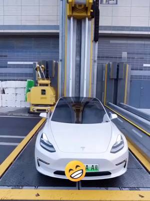 A post by @intelligent4477 on TikTok caption: Electric car charging is slow, why not directly change the battery?