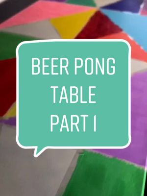 A post by @secretlifeofnixx on TikTok caption: Part 2 is already up! 🍻 #beerpong #beerpongtable #painting #DIY #australia