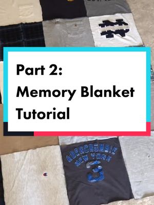 A post by @summerthom on TikTok caption: Really hoping these tutorials will give some people inspiration! Part 3 will be posted later today #fyp #DIY #memoryblanket