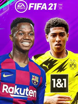 A post by @nownowand.never on TikTok caption: New Future Stars in FIFA 21! 😍 #fifa #fifa20 #fifa21 #fifa21ratings #fyp #fut #messi #ronaldo #neymar #mbappe #barca #bvb #pl #halamadrid #ea #fati