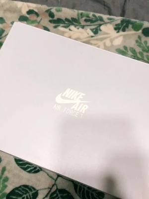 A post by @laurendelnuovo on TikTok caption: literally OBSESSED !!!!! #airforceonecustoms #nike #fyp