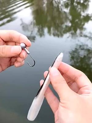 A post by @kekewang11 on TikTok caption: There’s something special about the color of this loach 🐠😇🔥#fishing #bass #VibeWithUs #hook #fyp