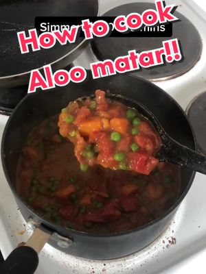 A post by @brucedcarson on TikTok caption: How to make a nice Indian aloo matar (Super tasty) #food #LearnOnTikTok #cooking